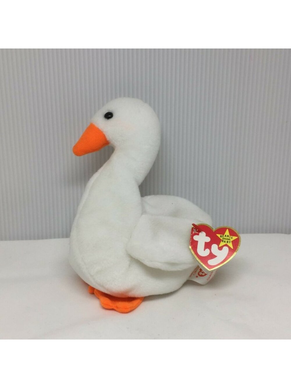 Ty Beanie Baby Gracie Swan Bird Plush Stuffed Animal Retired W Tag June 17 1996